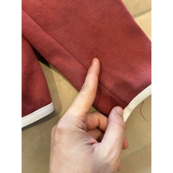 Nike Men’s Small Red Blue Tech Fleece Hoodie Full Zip Jacket - Picture 4 of 9